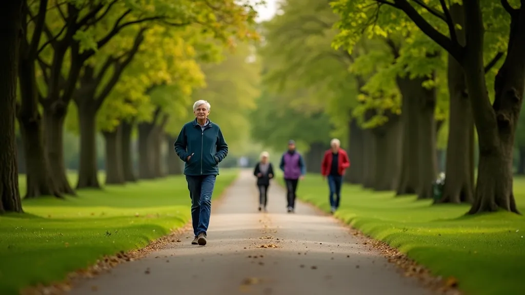 Safe walking practice in Phoenix Park with clear visibility and populated paths